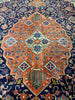 Load image into Gallery viewer, 9.7 x 12.10 Semi-Antique Navy Blue Persian Unusual Tabriz Rug Pix-5914
