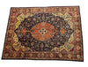 Load image into Gallery viewer, 9.7 x 12.10 Semi-Antique Navy Blue Persian Unusual Tabriz Rug Pix-5914