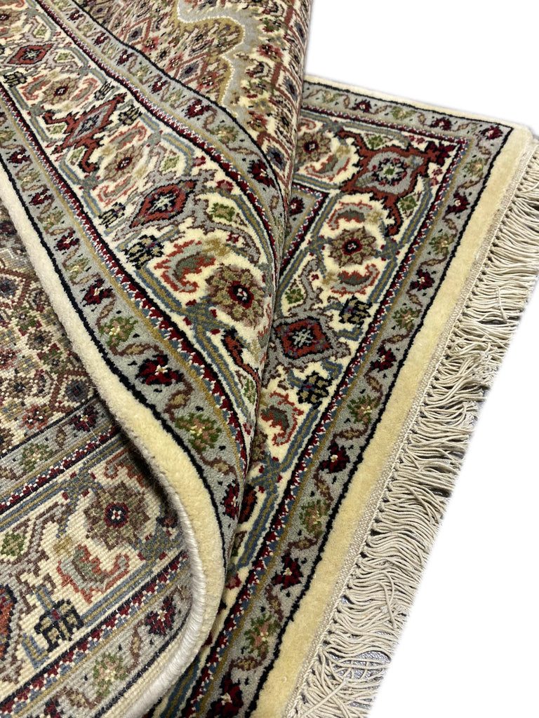 3' x 5' Fine-Wool-Silk-Tabriz-Mahi-Handmade-India-Area-Rug.jpg