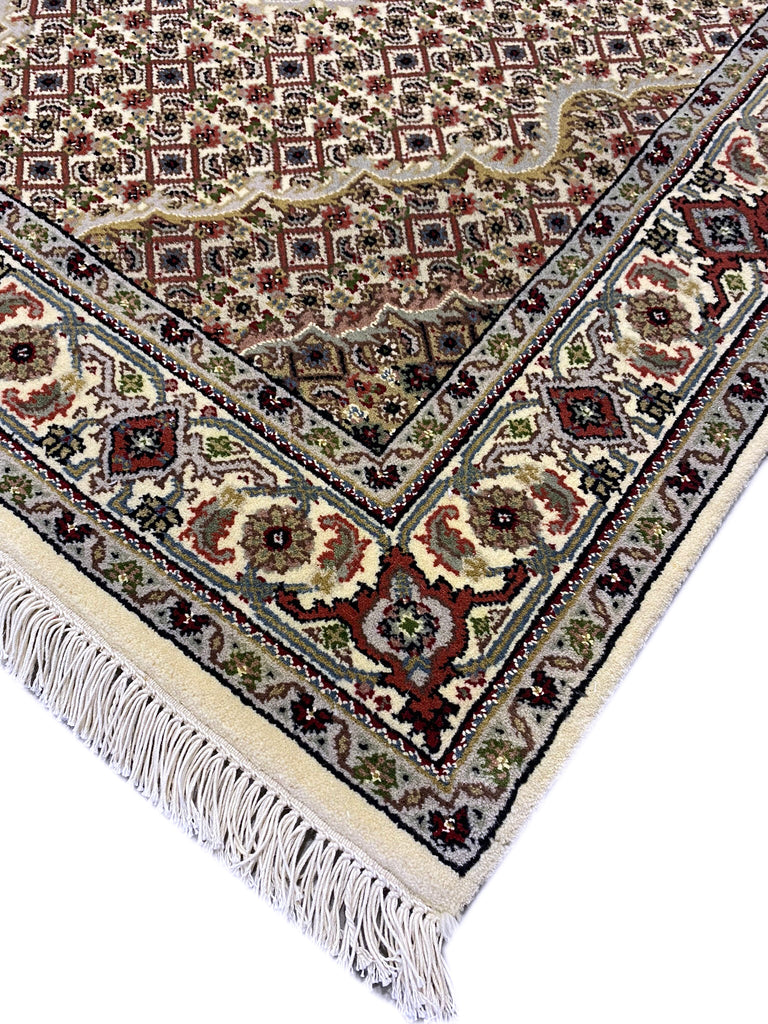 3' x 5' Fine-Wool-Silk-Tabriz-Mahi-Handmade-India-Area-Rug.jpg