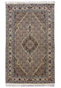 Load image into Gallery viewer, 3&#39; x 5&#39; Fine-Wool-Silk-Tabriz-Mahi-Handmade-India-Area-Rug.jpg