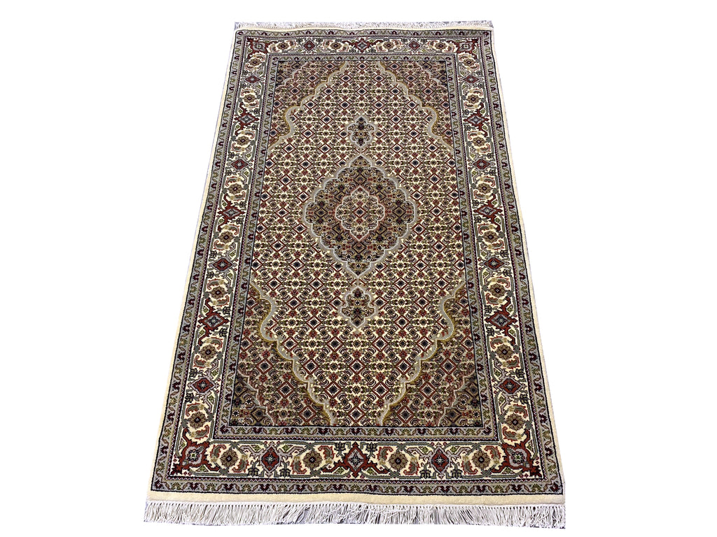 3' x 5' Fine-Wool-Silk-Tabriz-Mahi-Handmade-India-Area-Rug.jpg