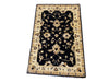 Load image into Gallery viewer, BLACK-Chobi-Peshawar-Hadmade-Rug.jpg