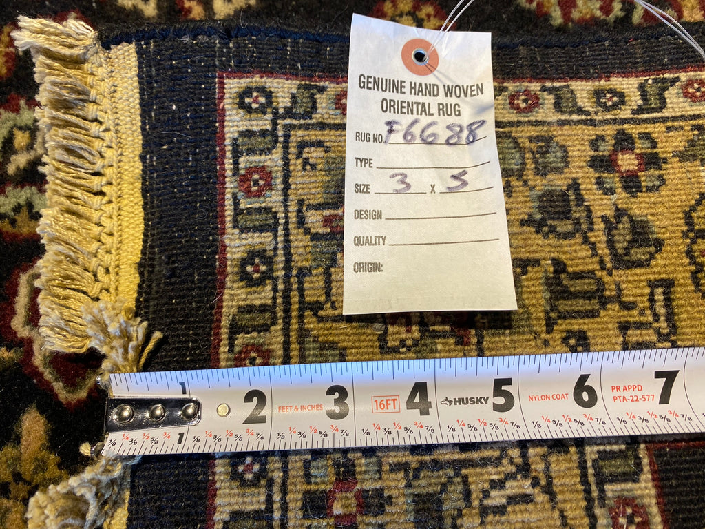 3 x 5 New Handmade Sarouk Rug #F-6688