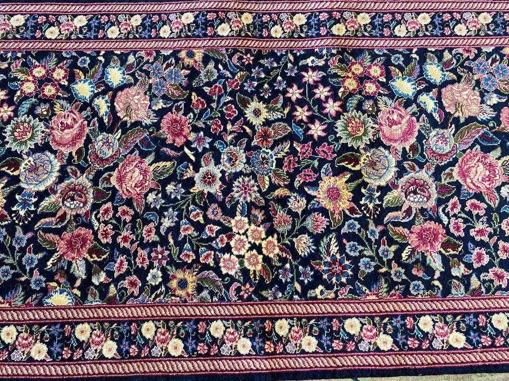 2.7 x 5.10 Beautiful Handmade Jaipour Rug COLORFUL FLORAL  #F-6689