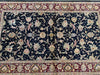 Load image into Gallery viewer, 3.1 x 5 Fine Wool and Silk Handmade Rug BLACK #F-6690