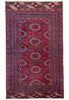 Load image into Gallery viewer, 3.8 x 5.6 Red Semi Antique Bokhara Rug 23679