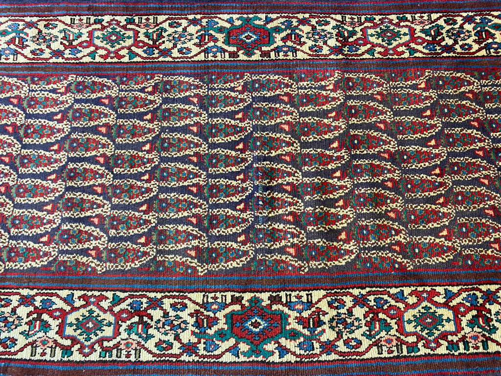 10' Feet Semi- Antique Persian Handmade Runner Paisley    #F-6697