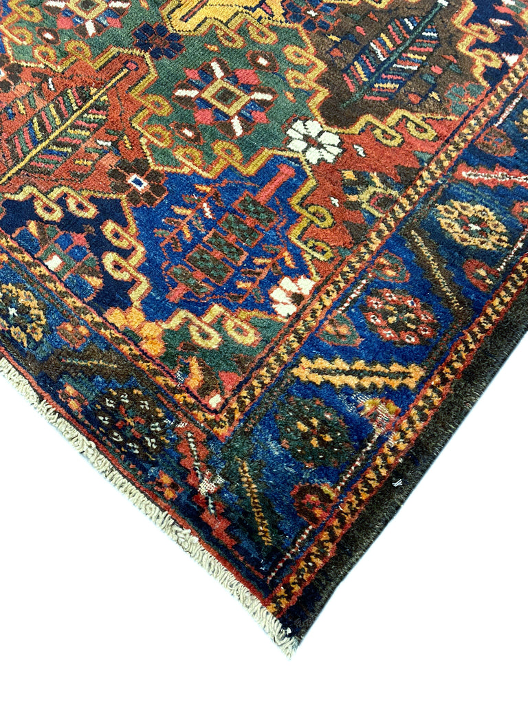 4.4 x 6.9 Multi-Color Semi Antique Baktiar Persian Rug 23446B