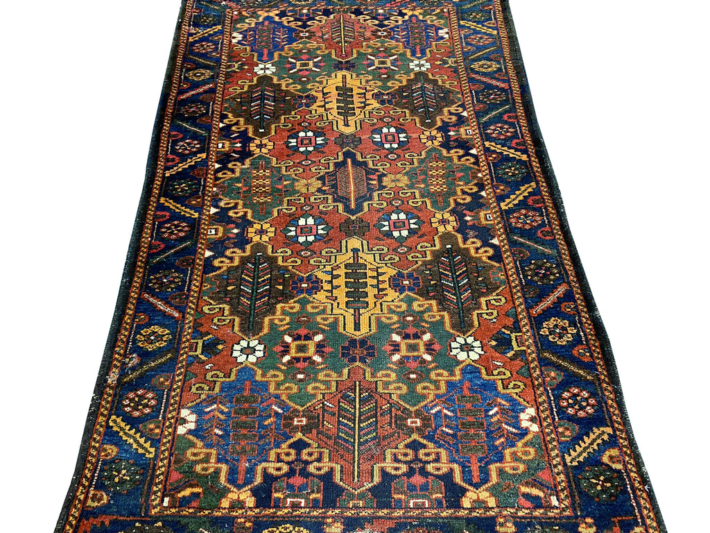4.4 x 6.9 Multi-Color Semi Antique Baktiar Persian Rug 23446B