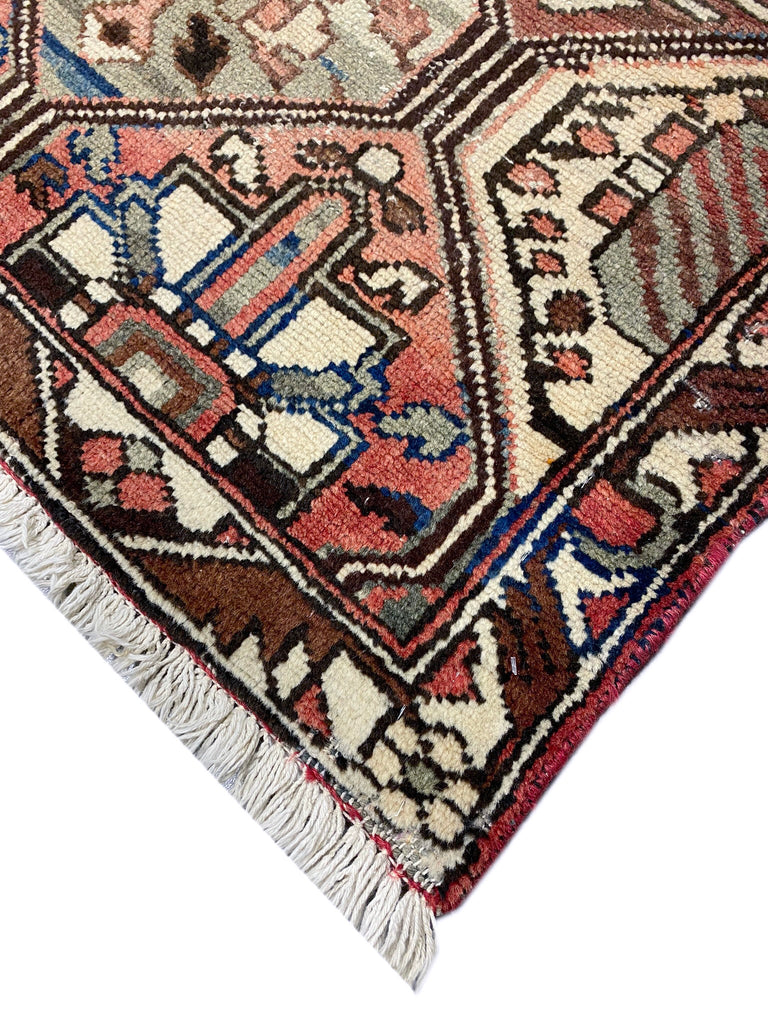 3.2 x 9.5 Persian Tribal Hamadan Runner #F-6707