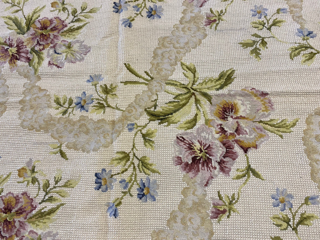 6 x 9 Needle Point Handmade French Spring Rug #PIX-11315