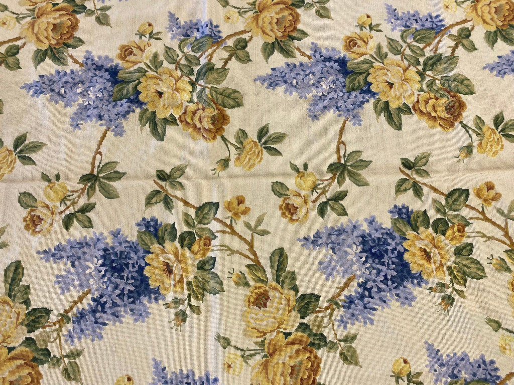 5.9 x 8.8 Traditional Needlepoint Hand-Knotted Soft Area Rug #PIX-11309