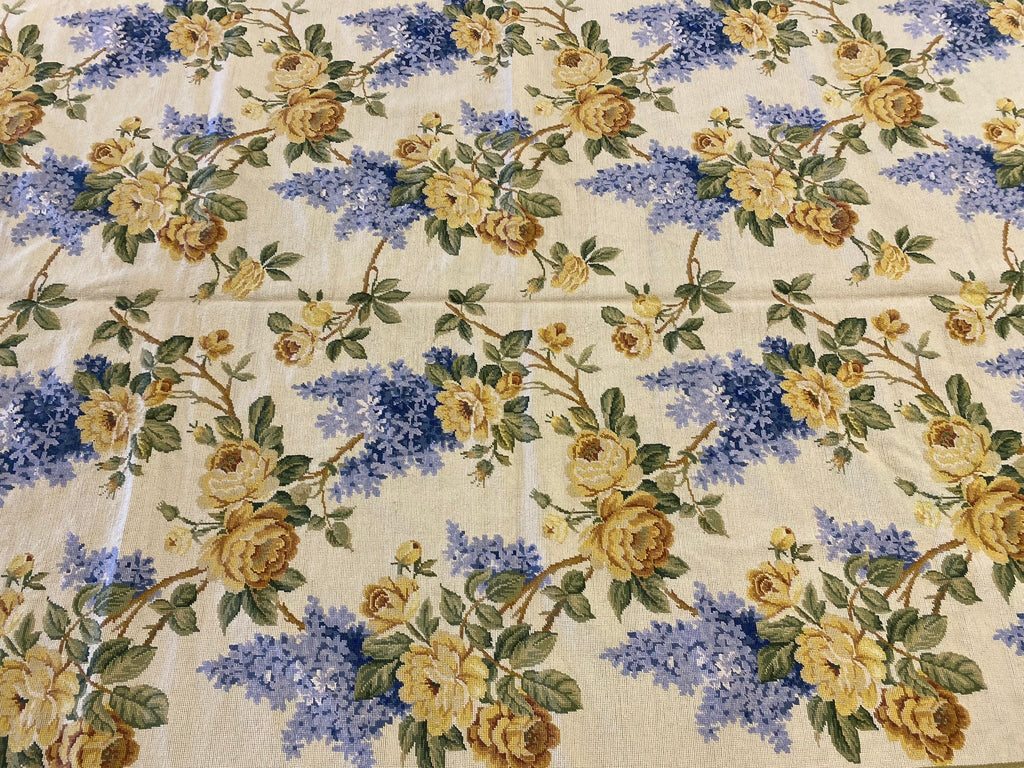 5.9 x 8.8 Traditional Needlepoint Hand-Knotted Soft Area Rug #PIX-11309