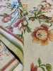 Load image into Gallery viewer, Handmade-Floral-Needle-Point-Rug.jpg