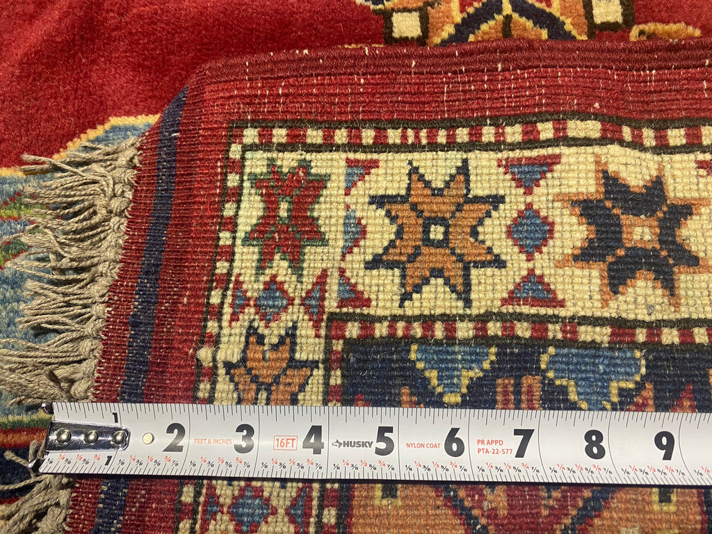 6.8 x 9 Quality Handmade Kazak Rug  #PIX-9669