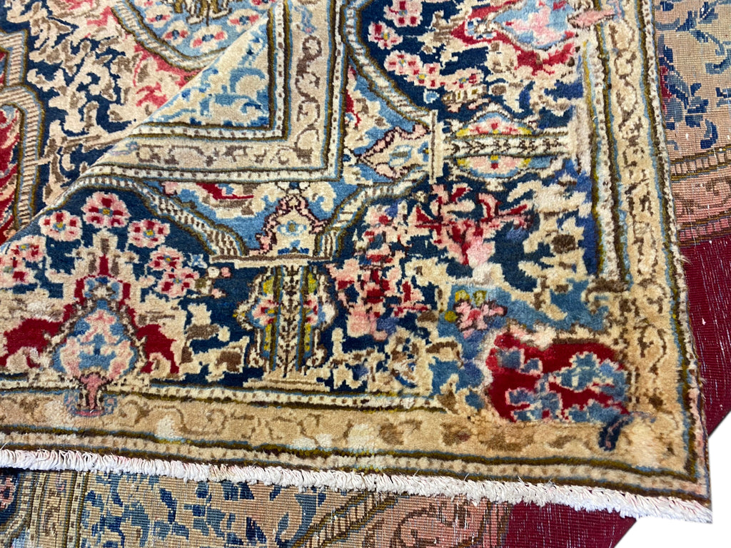 8 x 10.5 Semi-Antique Classic Persian Kerman Rug #PIX-11742