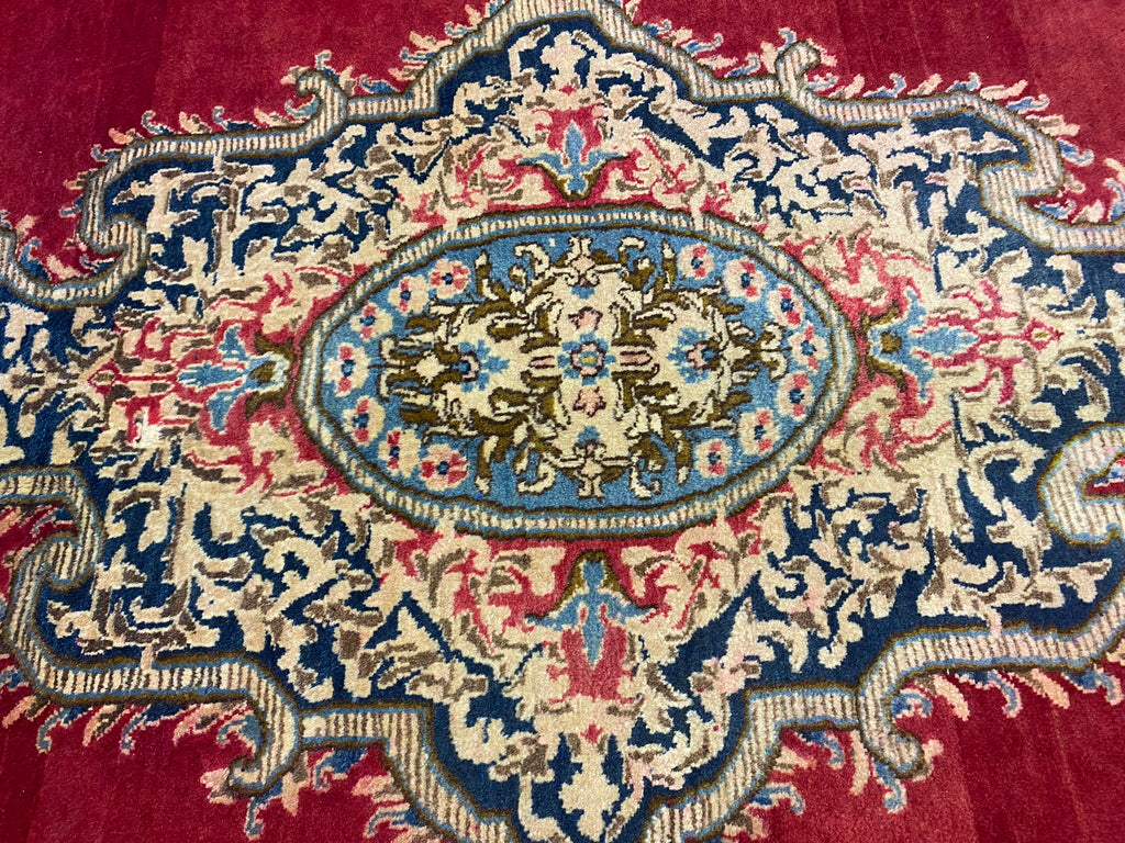 8 x 10.5 Semi-Antique Classic Persian Kerman Rug #PIX-11742