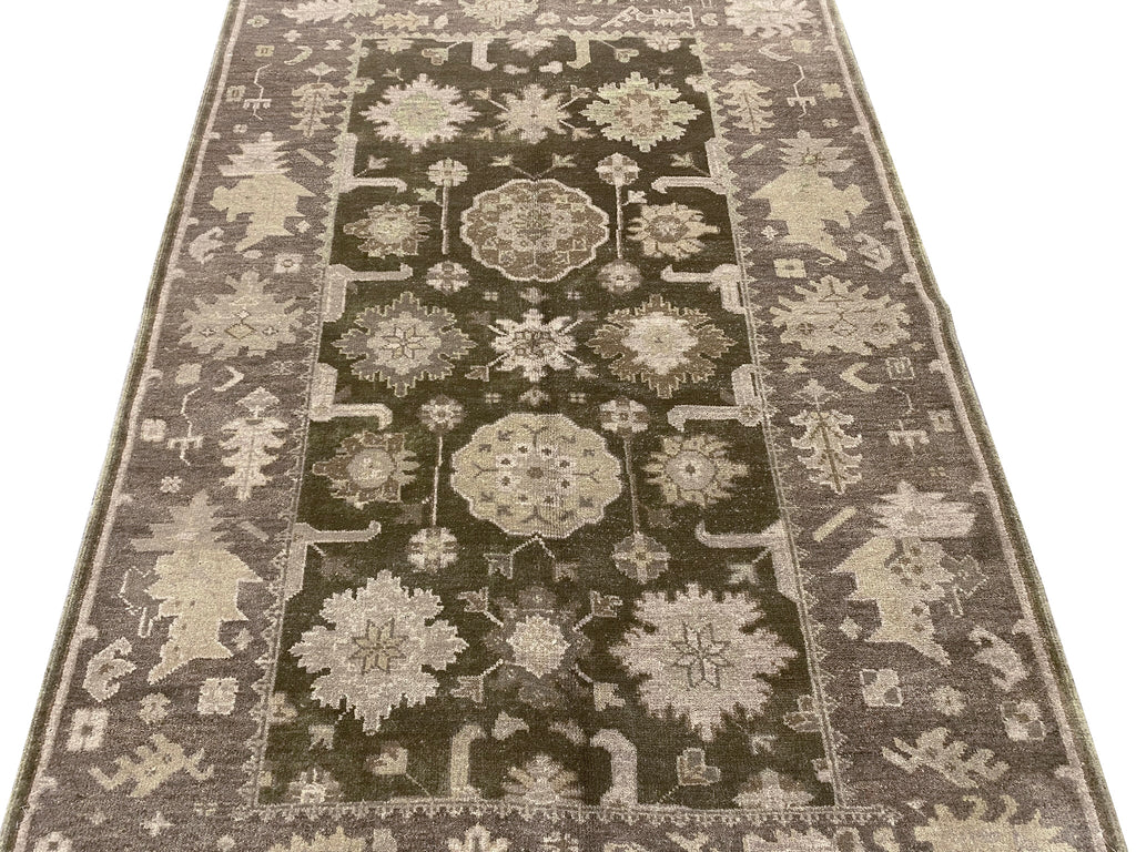 5' x 8' Quality-OLIVE-GREEN-Chobi-Rug .jpg