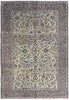 Load image into Gallery viewer, 8 x 11 Pre-owned Persian Kashan Rug LIGHT GREEN #F-6734