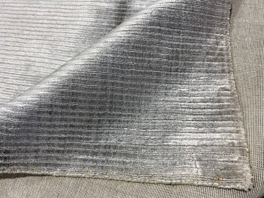 6.2 x 9.2 Handmade Modern Rug Bamboo Silk GRAY #F-6735