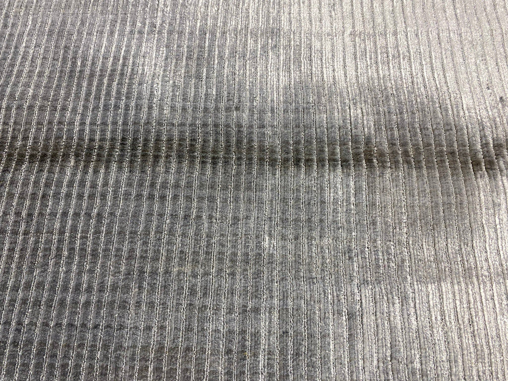 6.2 x 9.2 Handmade Modern Rug Bamboo Silk GRAY #F-6735