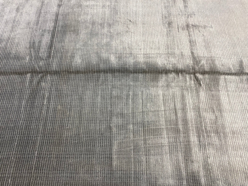 6.2 x 9.2 Handmade Modern Rug Bamboo Silk GRAY #F-6735