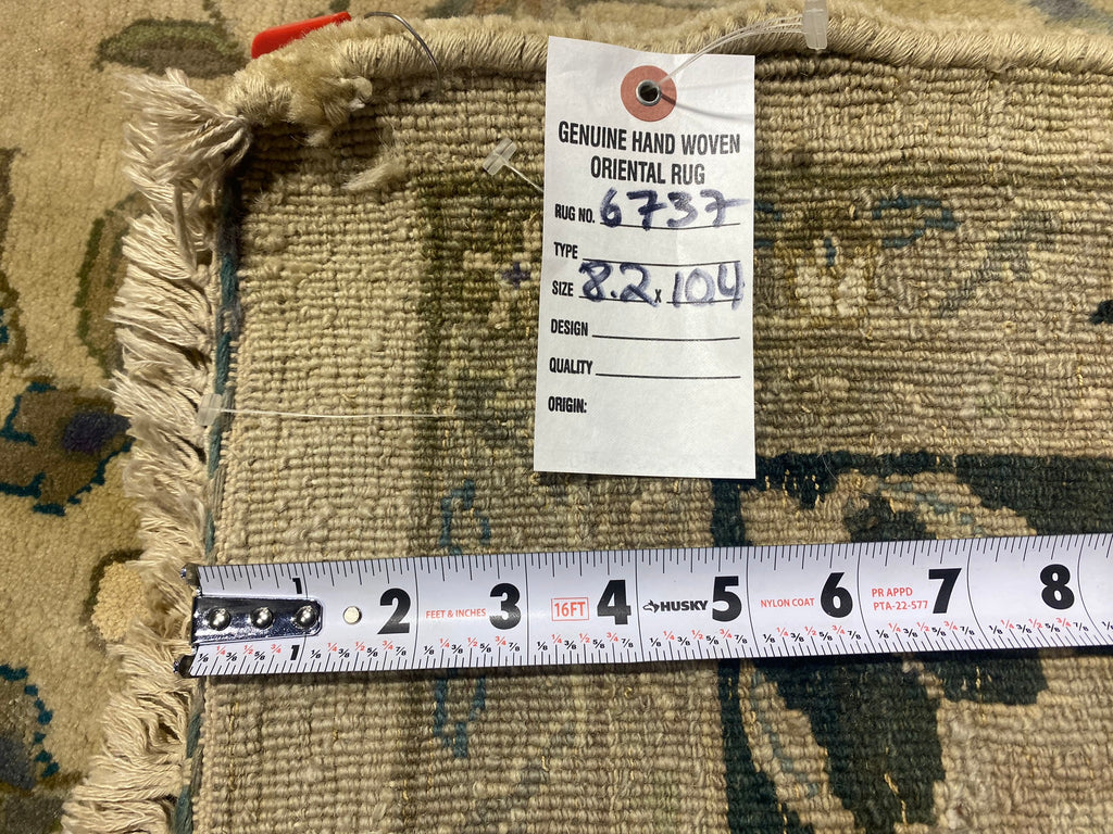 8.2 x 10.4 Handmade Jaipour Rug Champaign #F-6737