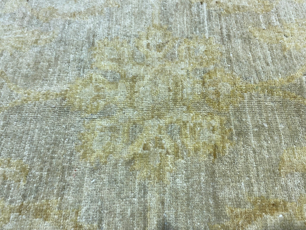 10 x 13.8 LIGHT GREEN Chobi Peshawar Ziglar Rug #F-6398