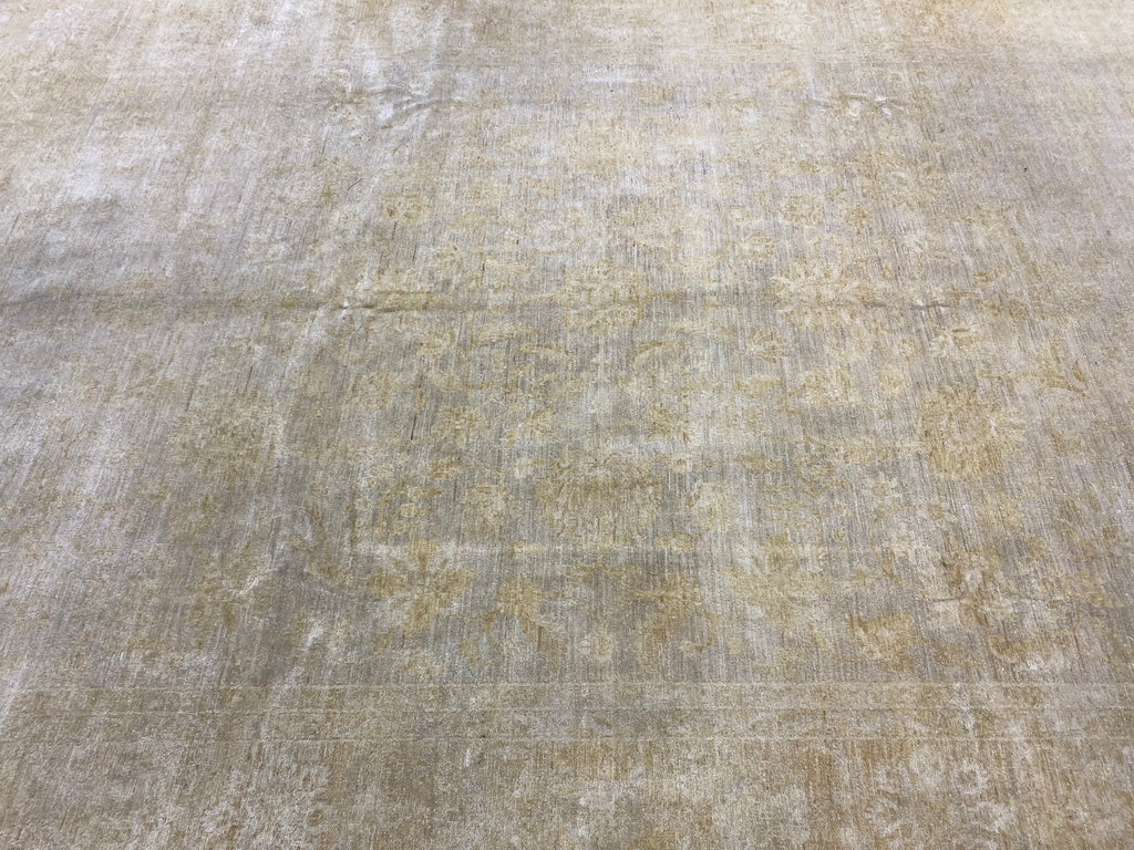 10 x 13.8 LIGHT GREEN Chobi Peshawar Ziglar Rug #F-6398