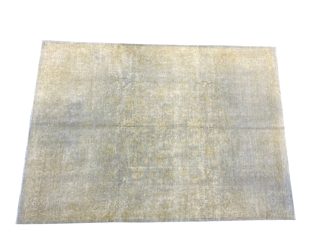 10 x 13.8 LIGHT GREEN Chobi Peshawar Ziglar Rug #F-6398