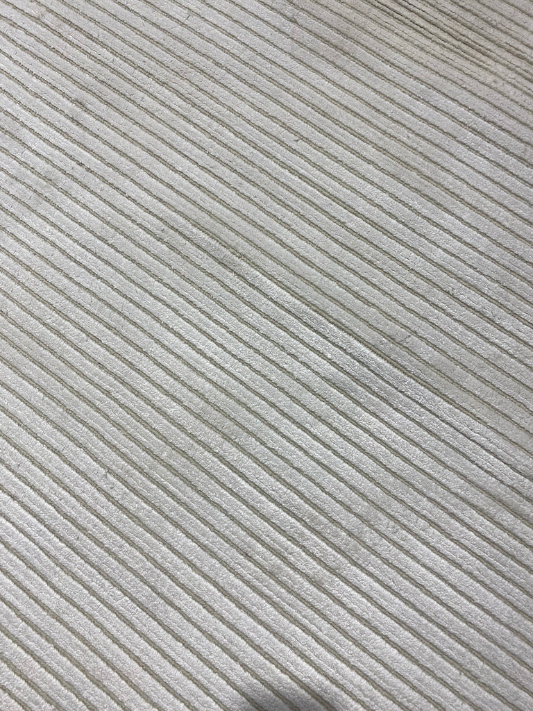 4 x 5.9 SOLID COLOR Handmade Contemporary Rug Bamboo Silk IVORY #F-6743