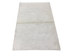 Load image into Gallery viewer, 4 x 5.9 SOLID COLOR Handmade Contemporary Rug Bamboo Silk IVORY #F-6743