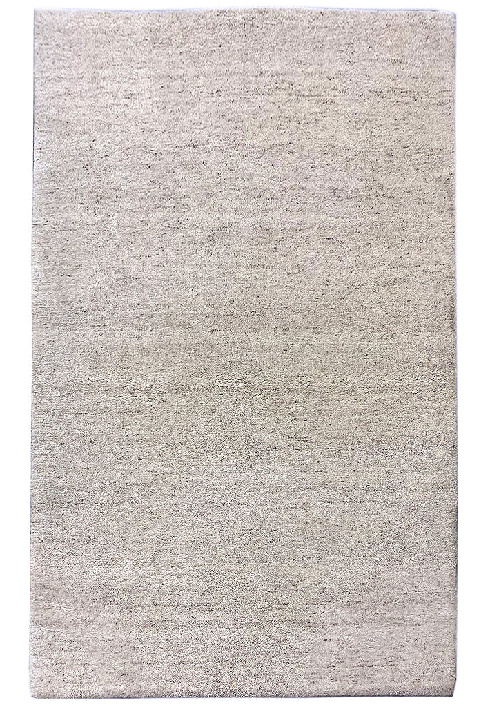 4 x 6 Plain Solid Color Modern Rug Handmade Wool #F-6748
