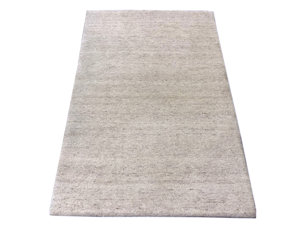 4 x 6 Plain Solid Color Modern Rug Handmade Wool #F-6748