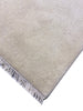 Load image into Gallery viewer, 3 x 3 SQUARE Handmade Gabbeh Modern Rug SOLID IVORY #F-6749