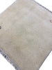 Load image into Gallery viewer, 3 x 3 SQUARE Handmade Gabbeh Modern Rug SOLID IVORY #F-6749