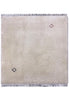 Load image into Gallery viewer, 3 x 3 SQUARE Handmade Gabbeh Modern Rug SOLID IVORY #F-6749