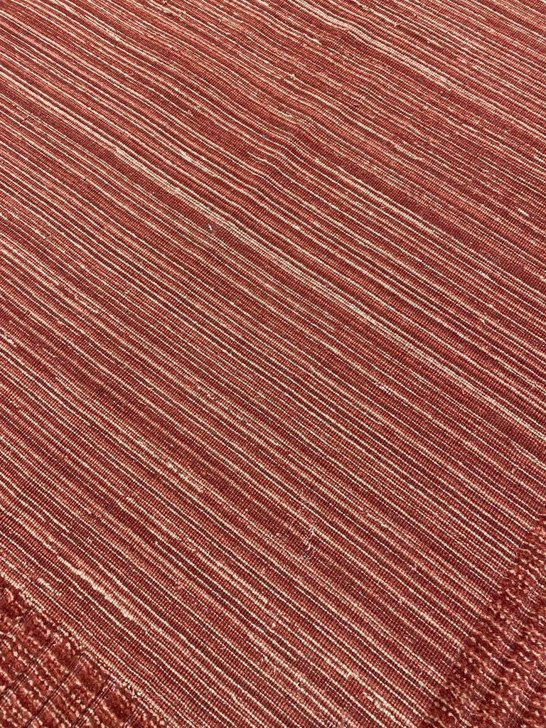 4.1 x 5.9 Transitional Contemporary Rug BURGUNDY RUST #F-6751