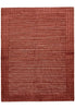Load image into Gallery viewer, 4.1 x 5.9 Transitional Contemporary Rug BURGUNDY RUST #F-6751