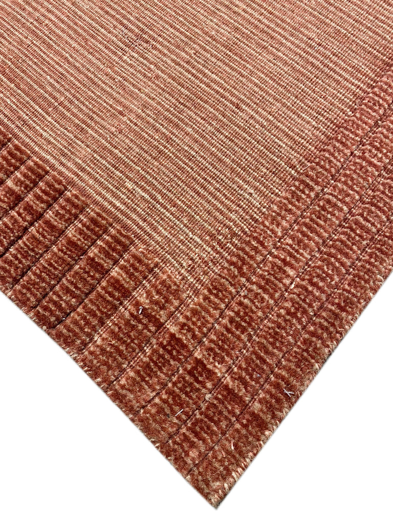 3.9 x 5.9 Modern Handmade Kilim Flat Weave Rug One Single Color #F-6753