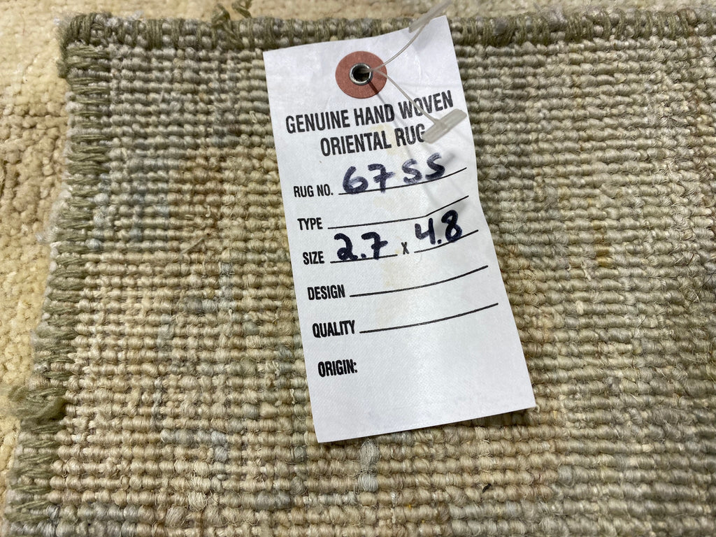 2.7 x 4.8 Modern Handmade Rug #F-6755