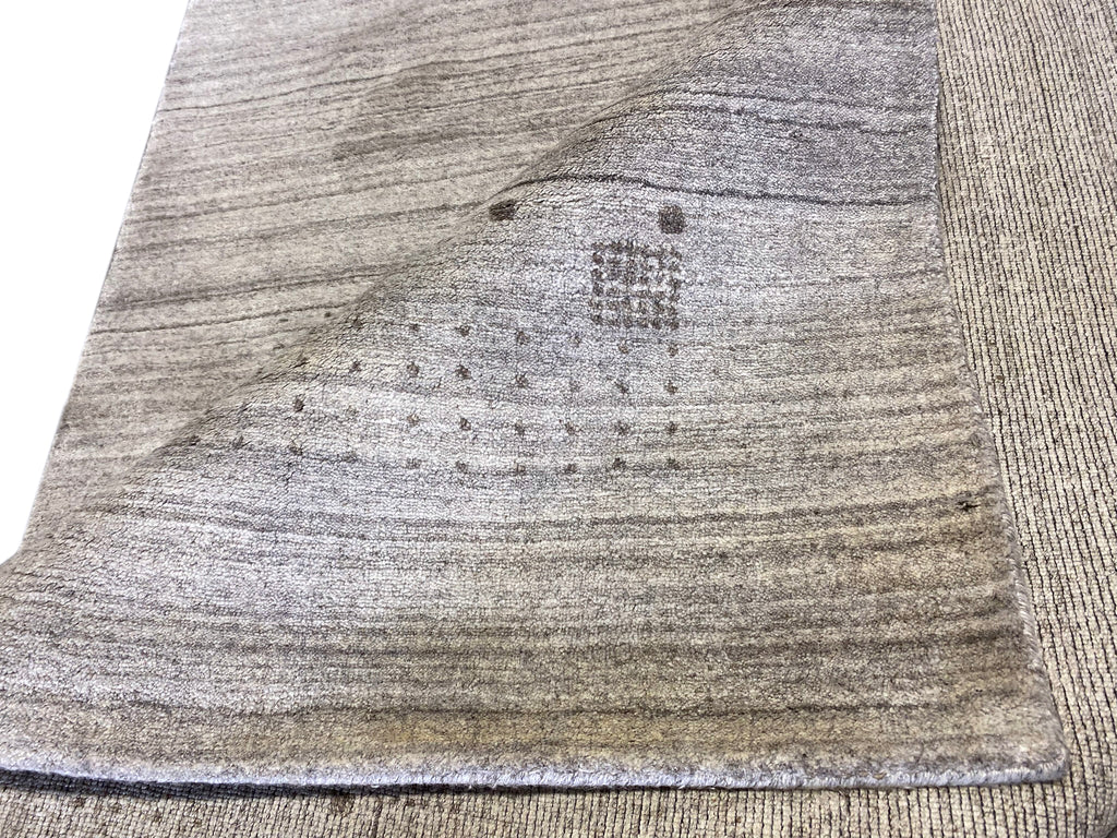 4 x 6 New Modern Handmade Wool Gabbeh Rug GRAY #F-6758