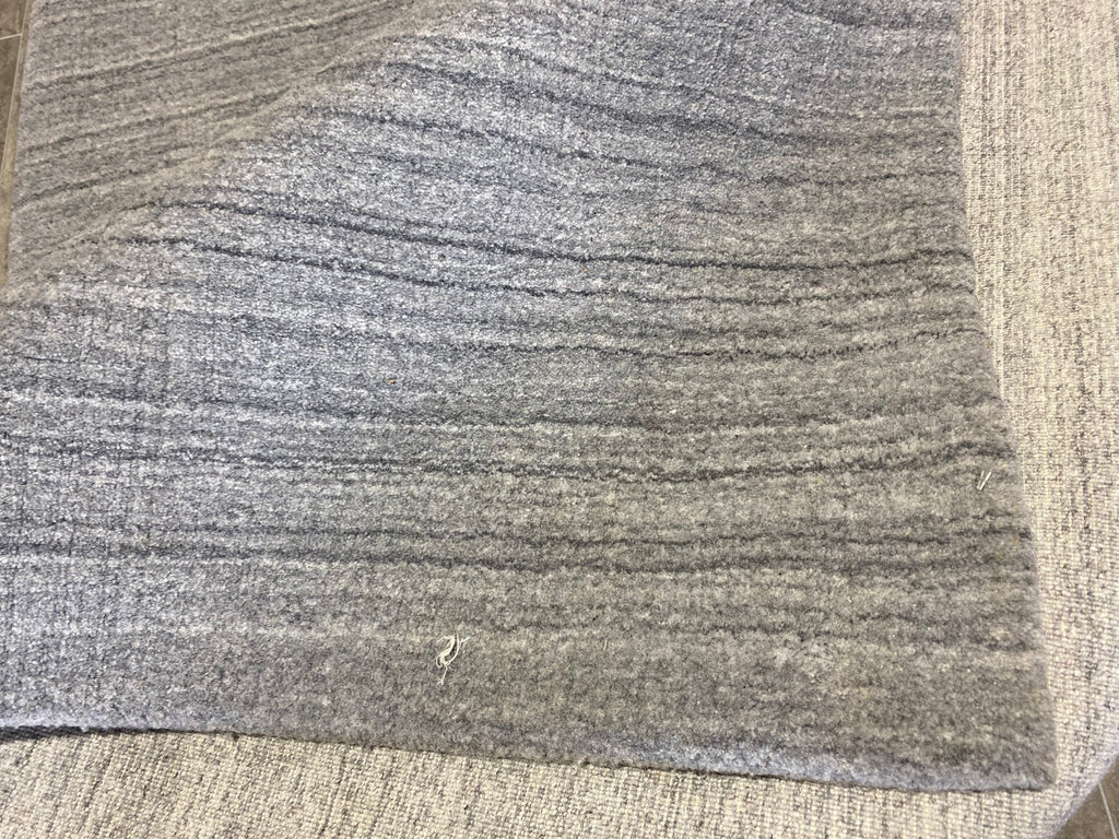 4.2 x 6.1 Quality Wool Handmade Modern Rug GRAY #F-6759