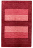 Load image into Gallery viewer, 4.2 x 6 NEW HANDMADE Wool Rug CONTEMPORARY BERRY RED BURGUNDY #F-6760