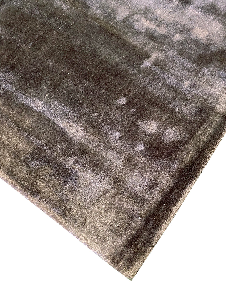 5 x 7 NEW Hand-Tufted Rug BAMBOO SILK EGGPLANT #F-6764