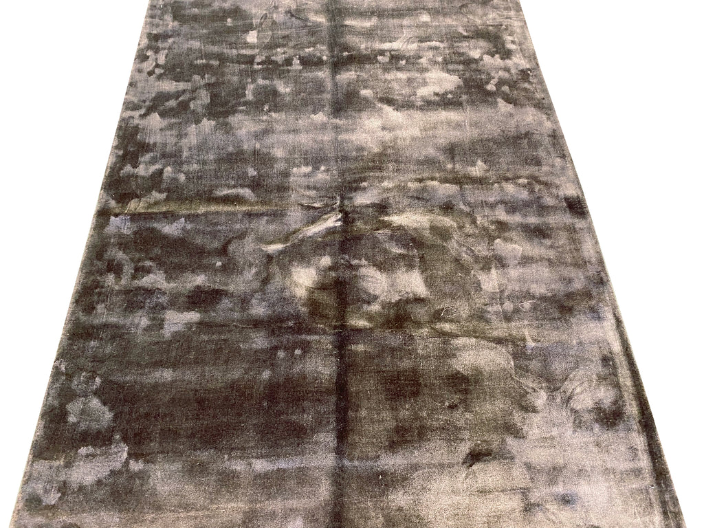 5 x 7 NEW Hand-Tufted Rug BAMBOO SILK EGGPLANT #F-6764