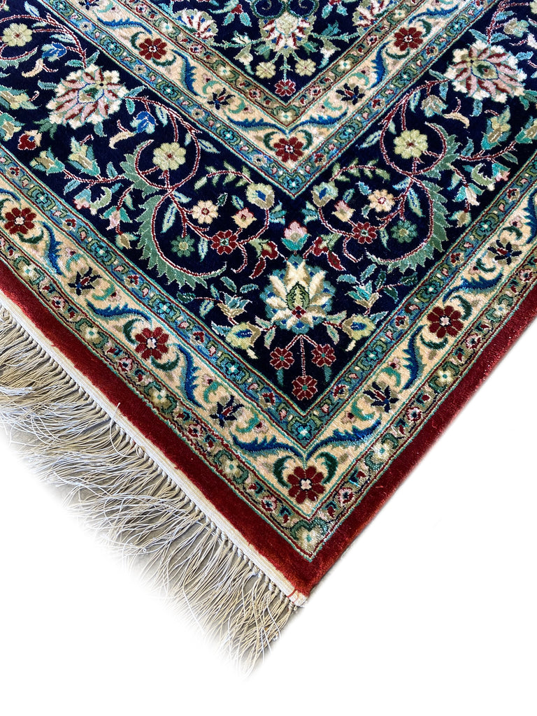 6.1 x 9.5 New Kashmir SILK Rug #B-74474