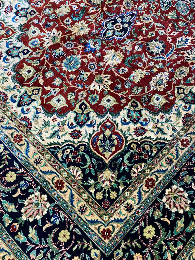 6.1 x 9.5 New Kashmir SILK Rug #B-74474