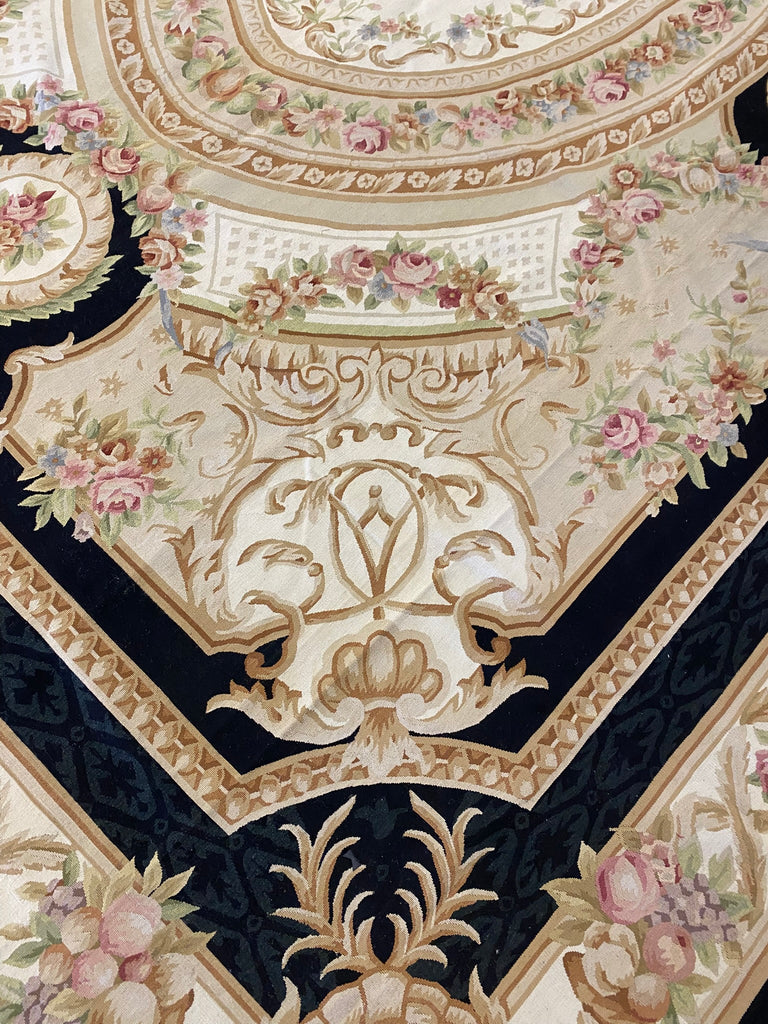 12 x 15 Flat Weave French Aubusson Rug #PIX-5722